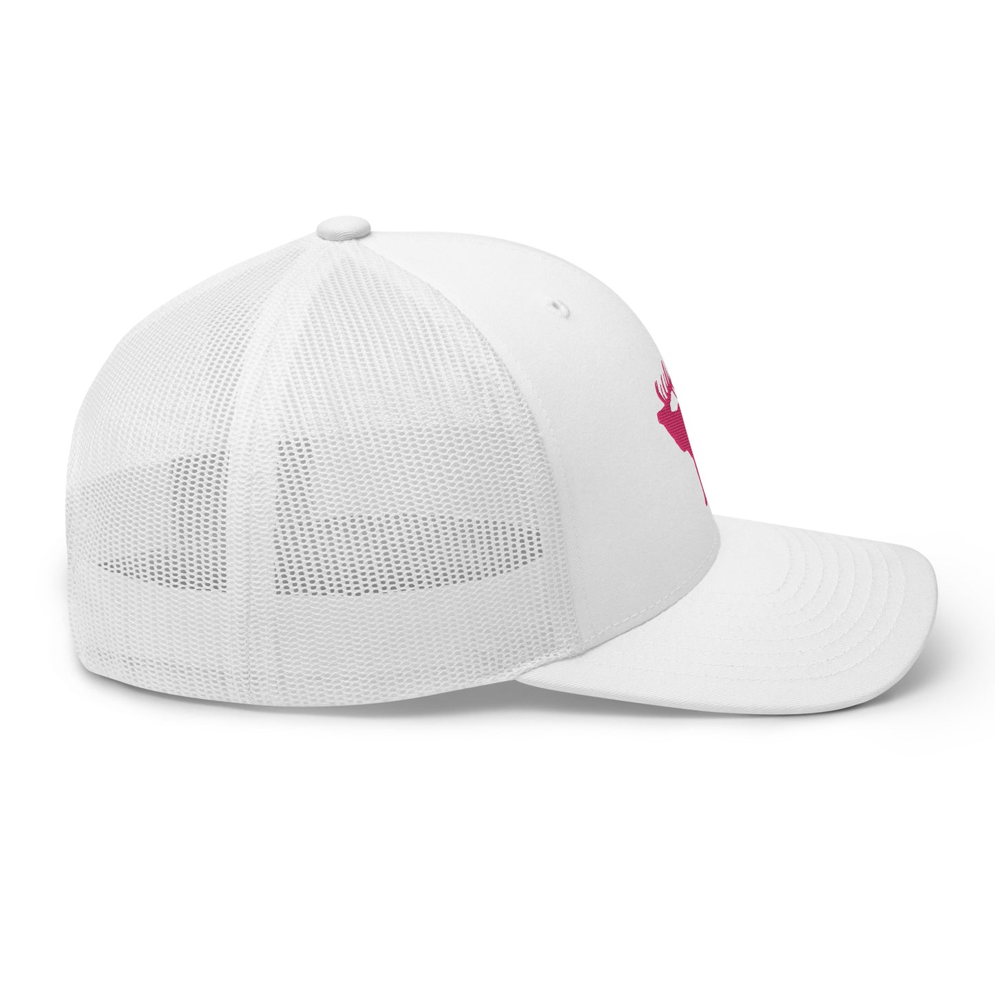 Pink Elk Retro Trucker Hat